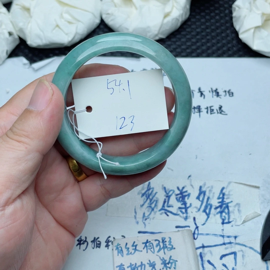 未镶嵌手镯翡翠翡翠手镯123