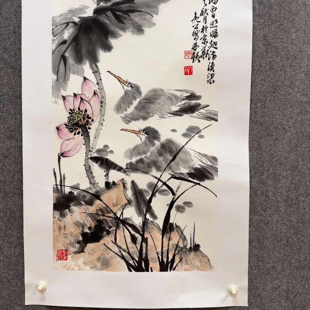 国画亮公老师手绘作品