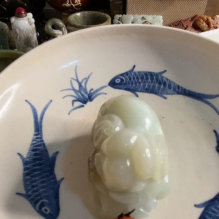 摆件风*新号开播瓷器一个