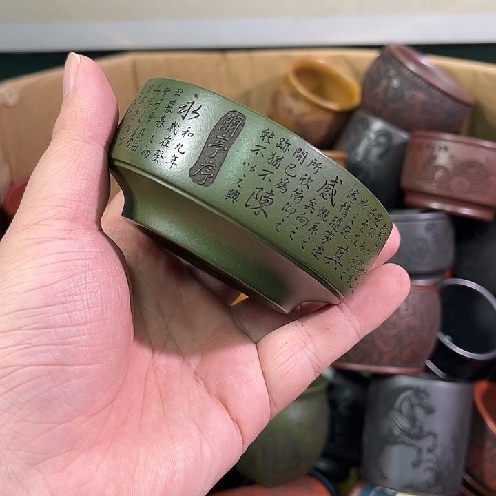 茶杯紫砂全手工紫砂主人杯