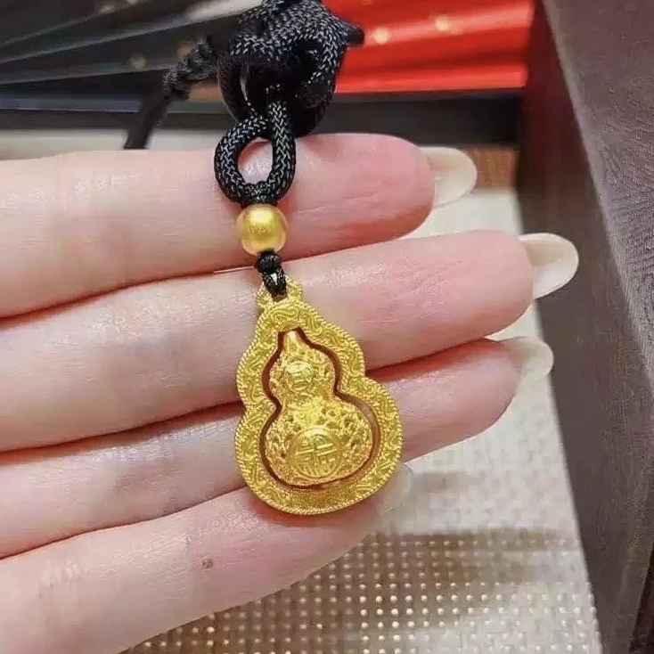 【带绳子长60cm】旋转葫芦吊坠国风项链X-14