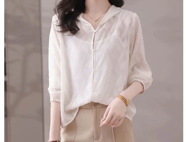 2025新款植绒花百搭休闲防晒衣外套