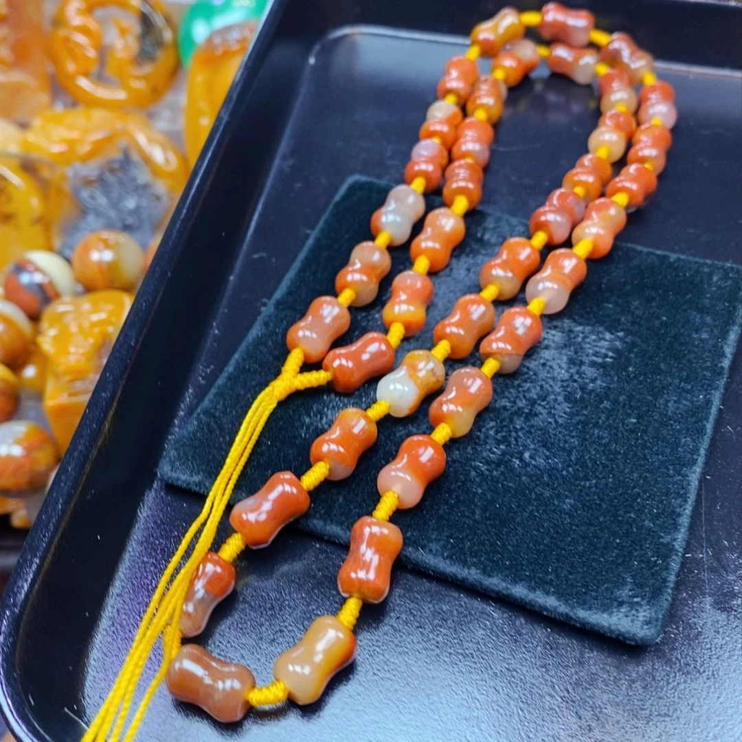 未镶嵌石英质玉（黄龙玉）吊坠(不含链)