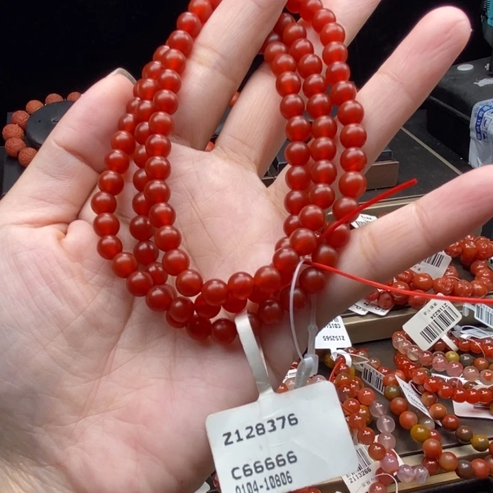 玛瑙/玉髓合金手链6m