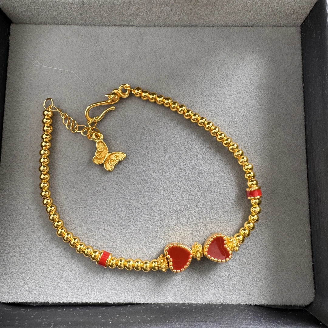 【丁老头甄选】古法红心手链2001