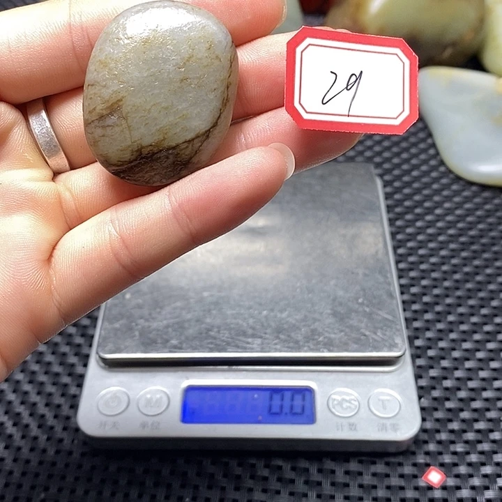 和田玉未镶嵌挂件29