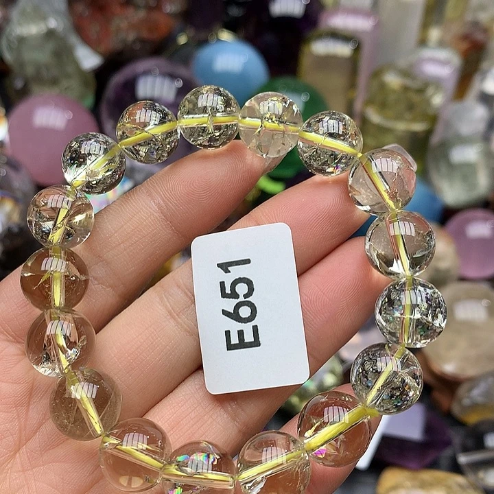 水晶手链12mm+未镶嵌水晶