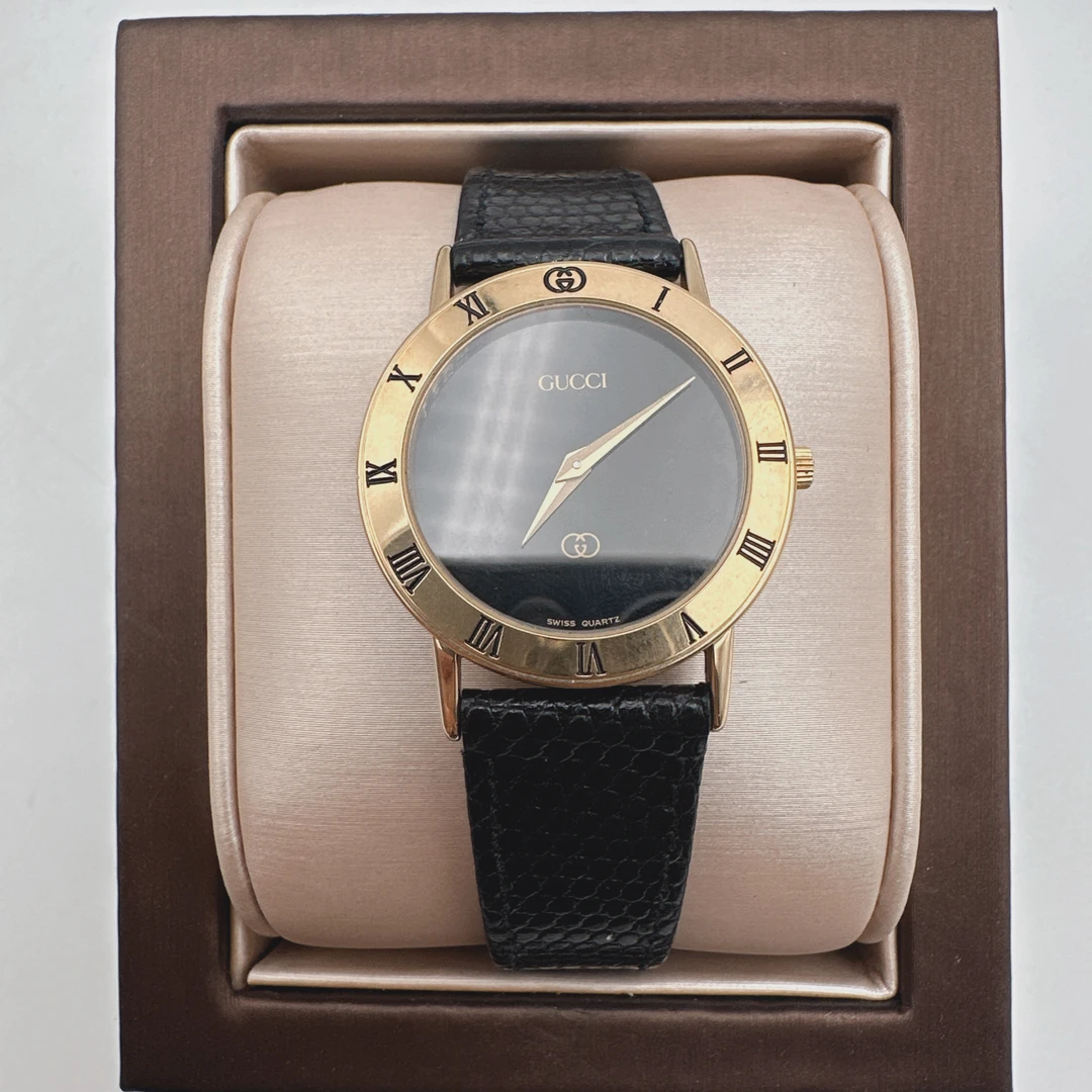 95新 GUCCI/古驰 古驰79605石英腕表赠送表带赠送手链