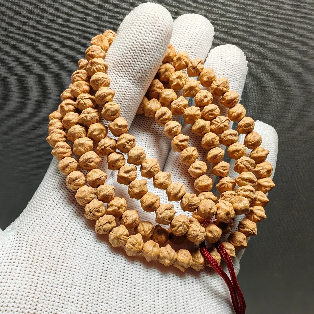 热振原桩横打百香籽菩提脖挂沉水玉化油皮籽百香籽长串珠串