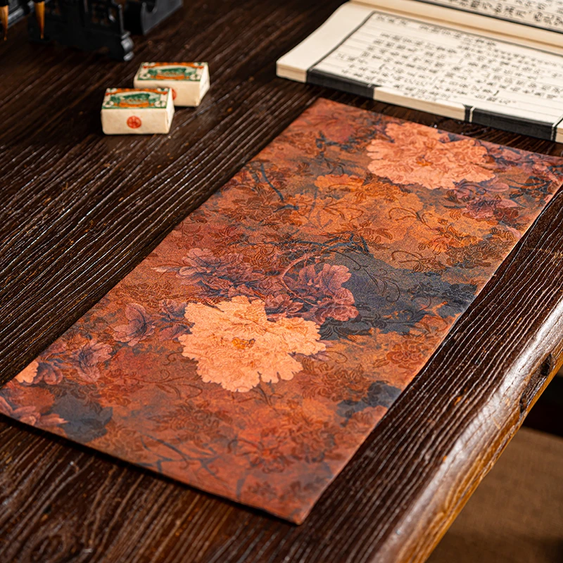 【小乔赏瓷】th棱织席方大长方茶席（花影）（小号）（th769）干泡茶席