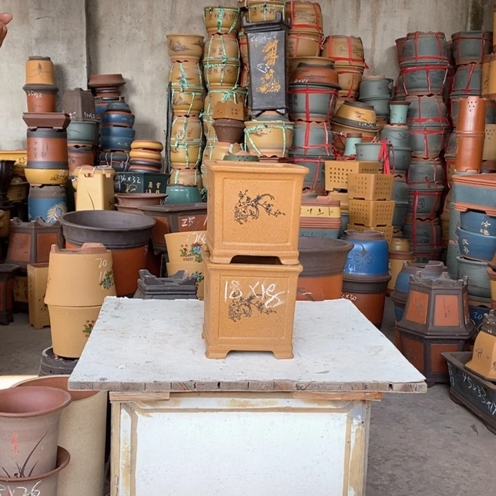 紫砂花盆紫砂花盆