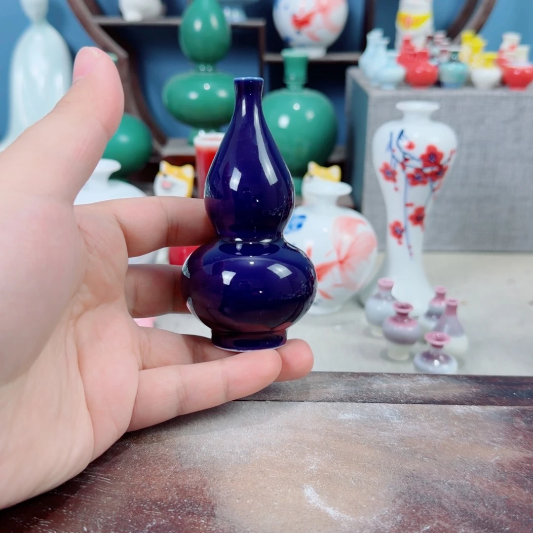 陶瓷手工小花器摆件