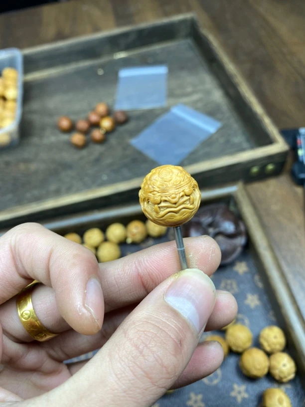 猴头手串单颗雕刻新款盲僧辫子