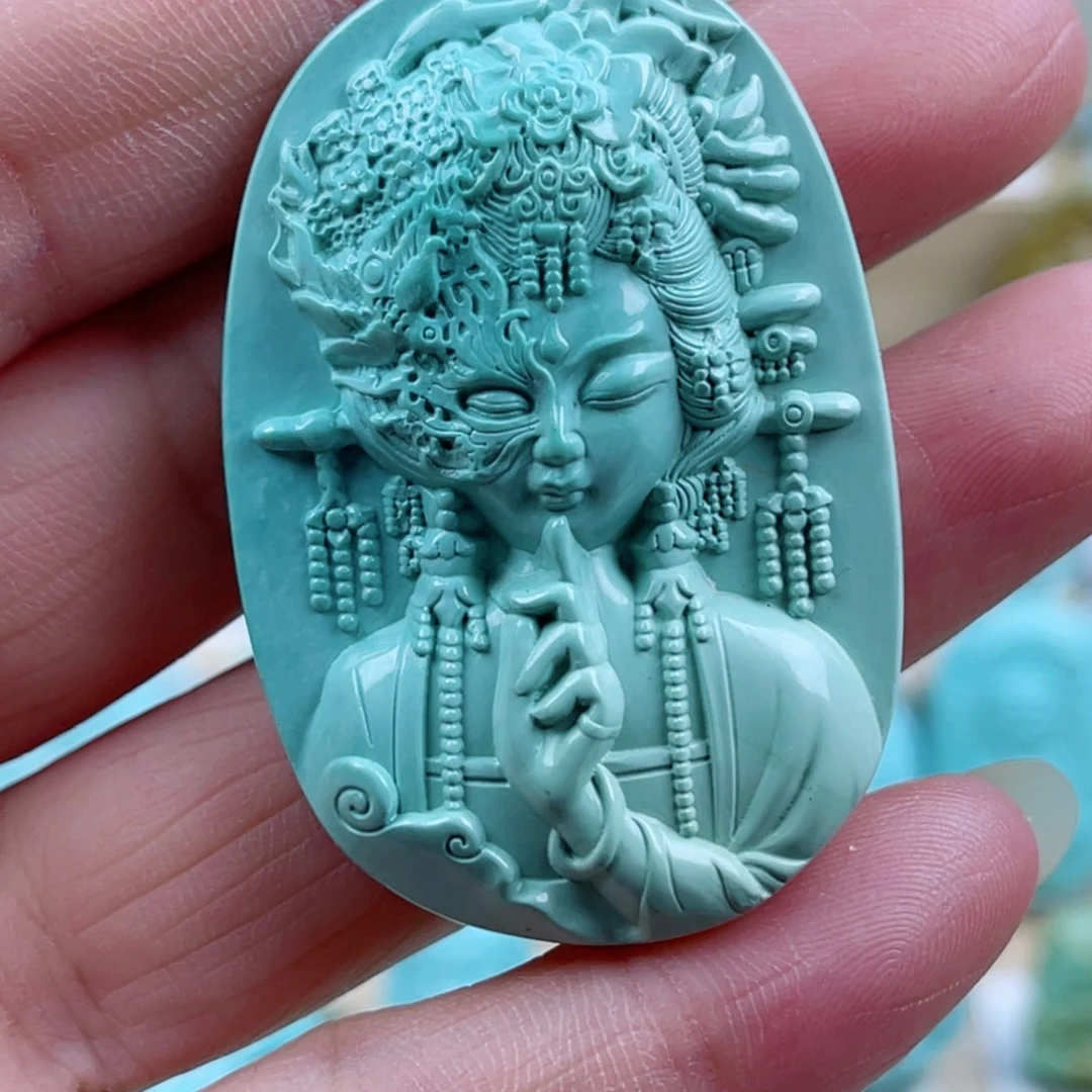 绿松石未镶嵌珠宝奇石