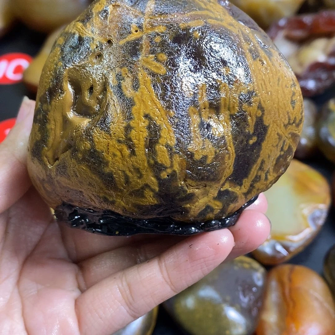 玛瑙/玉髓未镶嵌手把件