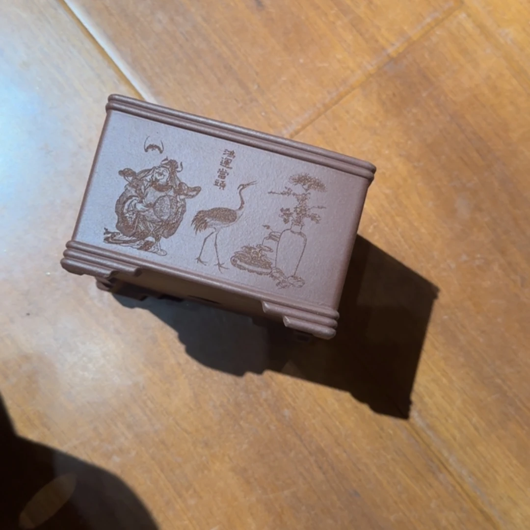 花盆紫砂口径约10.5深度6.5