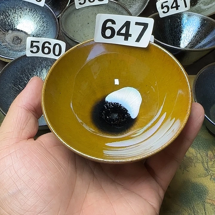 贵***宾茶盏龙窑柴烧全手工主人杯