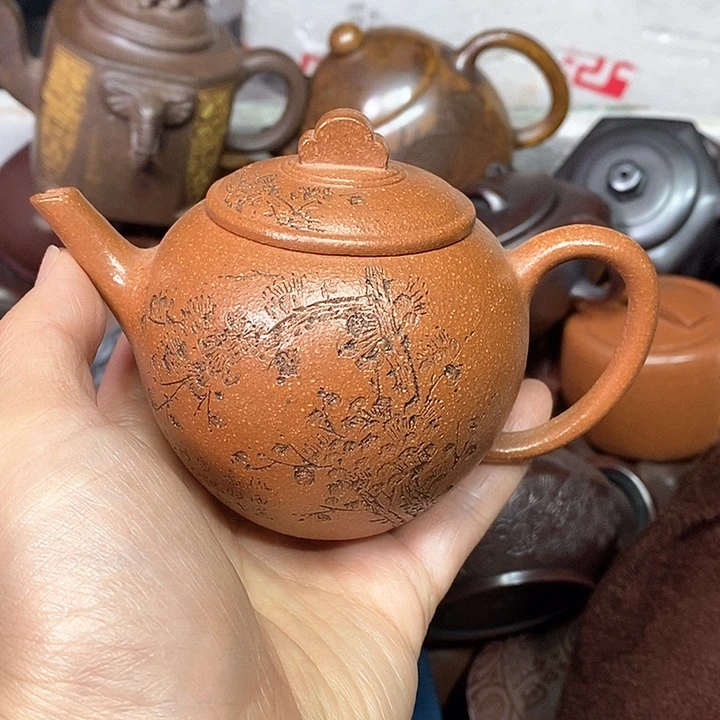 茶壶紫砂微瑕嘴磕