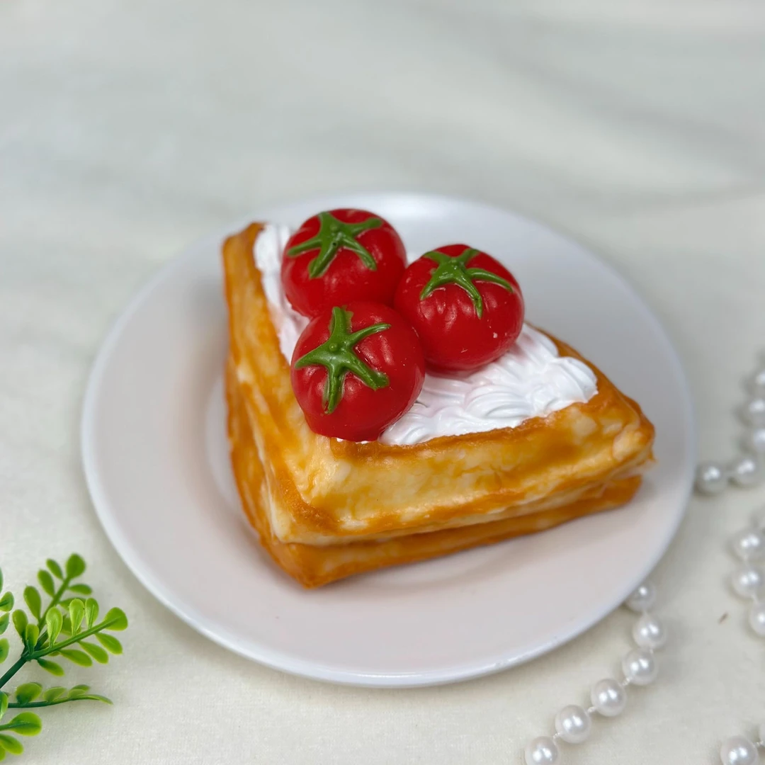 西红柿三角酥捏捏乐慢回弹玩具手工[默认瑕疵介意勿拍]