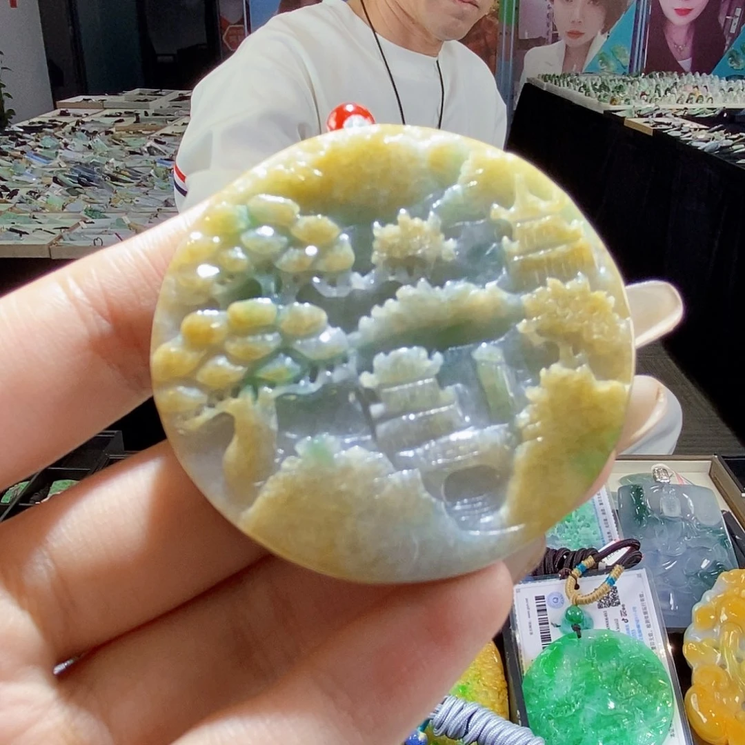 颈饰未镶嵌翡翠翡翠