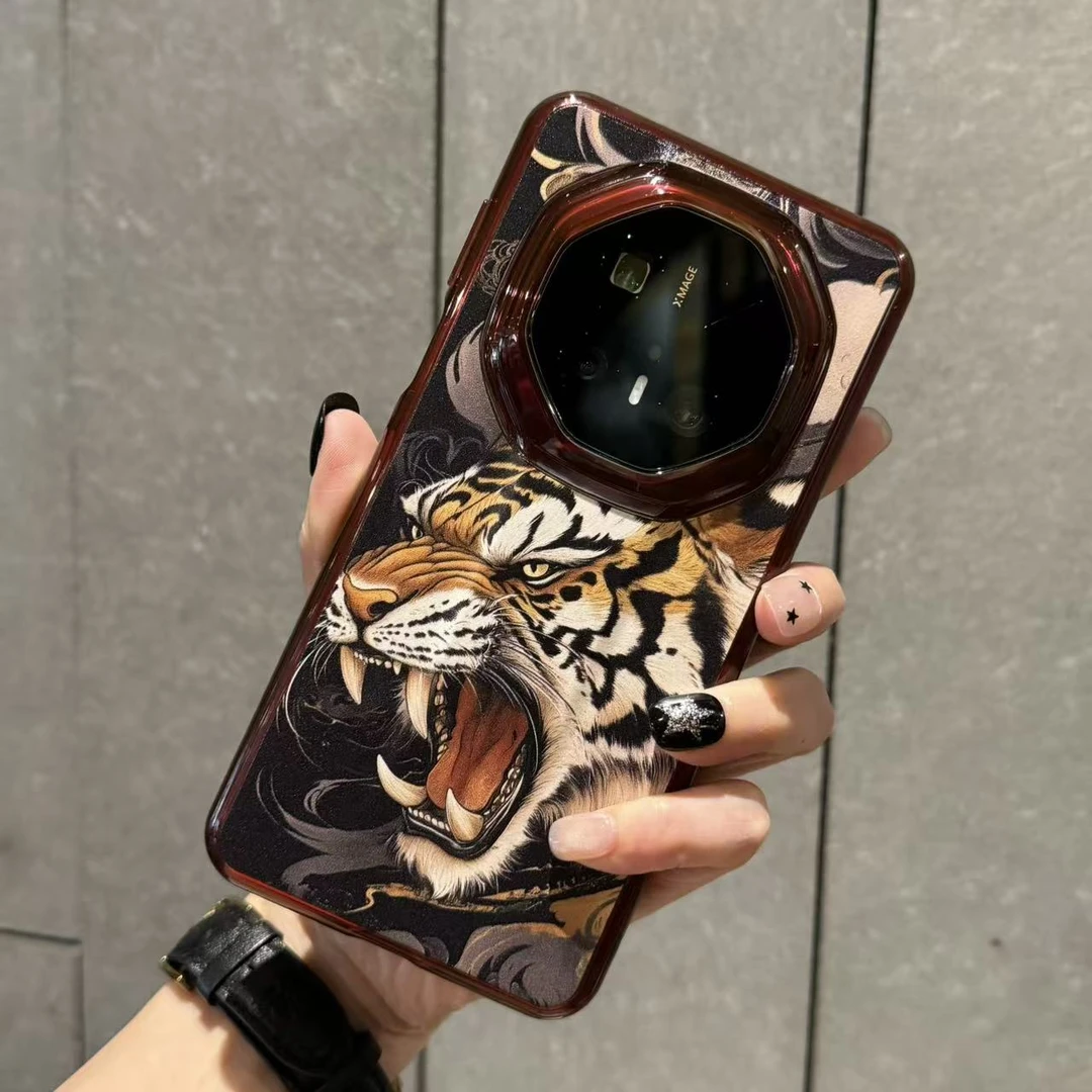 适用于华为Mate70RS非凡大师手机壳60rs保护套个性潮流创意虎啸