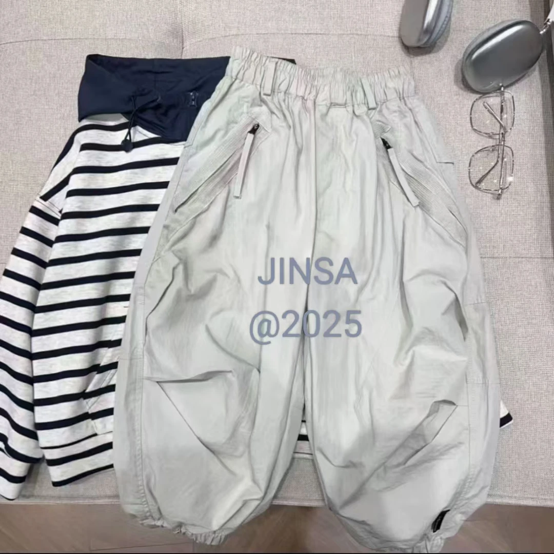 男童工装裤夏季薄款休闲裤中大童弯刀裤速干童装裤子休闲拼接卫裤