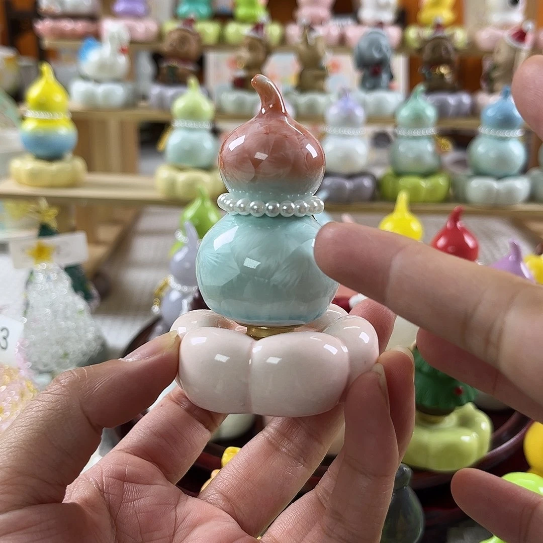 陶陶瓷转转上橙下蓝