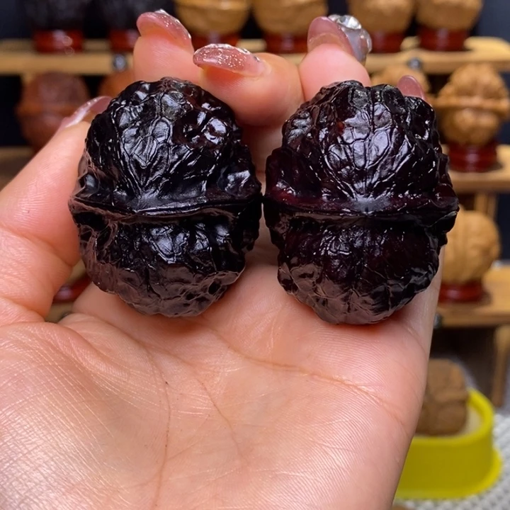 文玩核桃把件玄武金蟾24