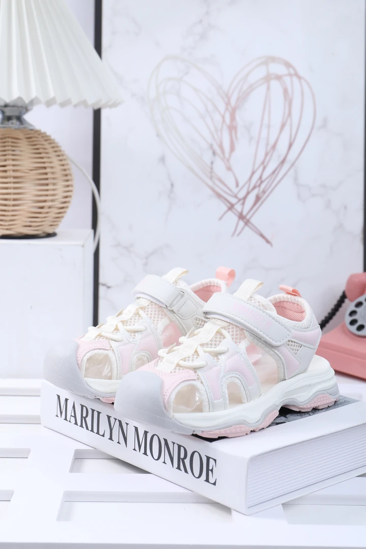 （27码-32码）C1699夏季车缝线魔术贴女男女通用凉鞋透气沙滩鞋