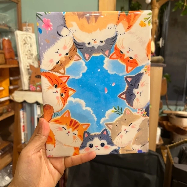 猫咪看见你板子好看