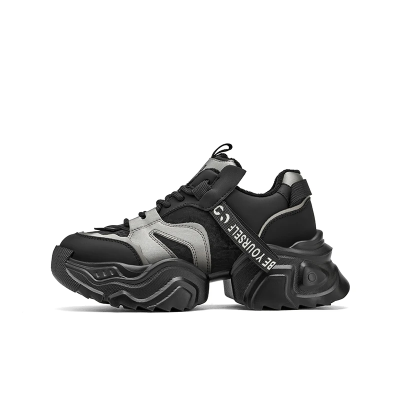 【妍妍专享】厚底老爹鞋女小众撞色运动鞋复古百搭休闲鞋392A20334