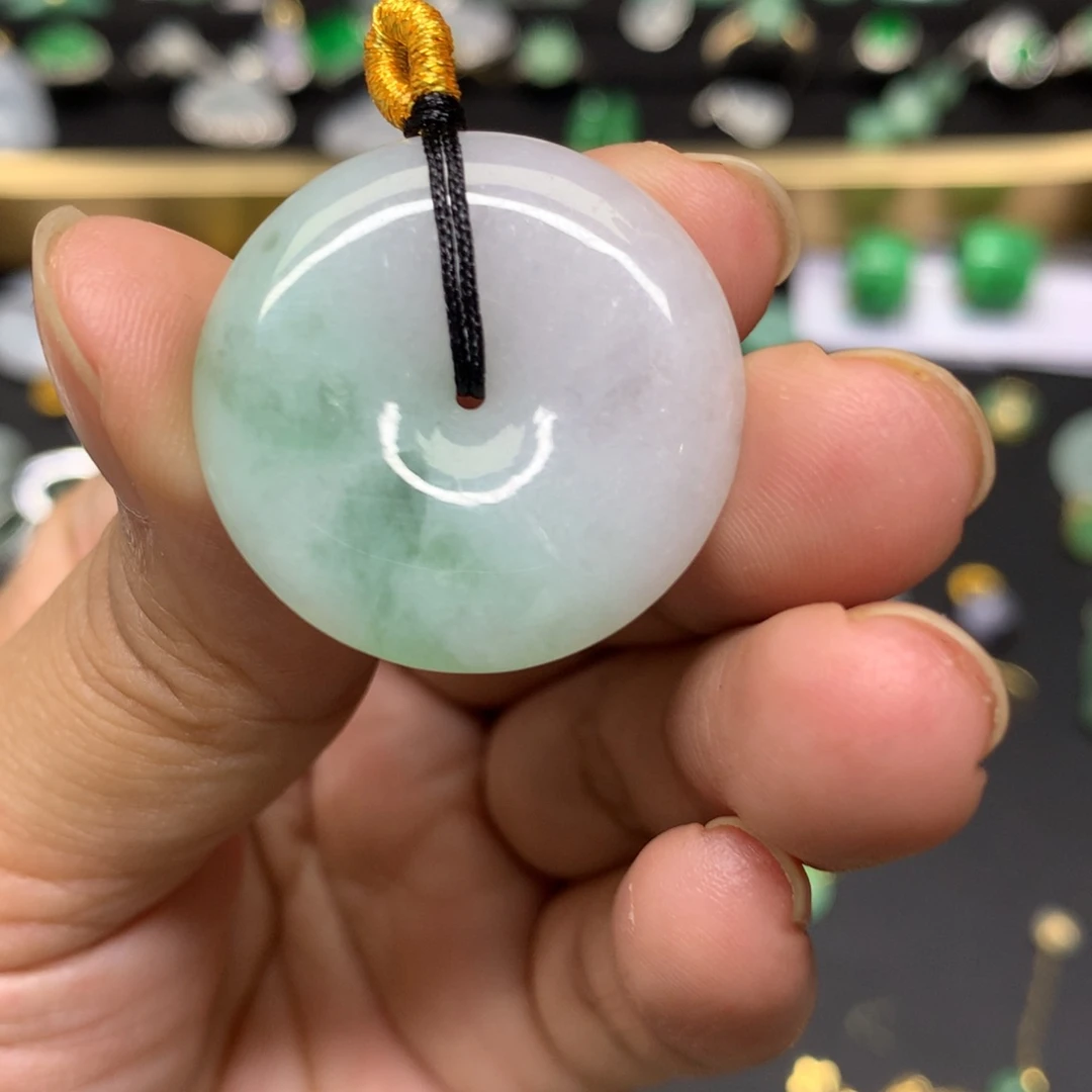 吊坠(不含链)未镶嵌翡翠有纹裂