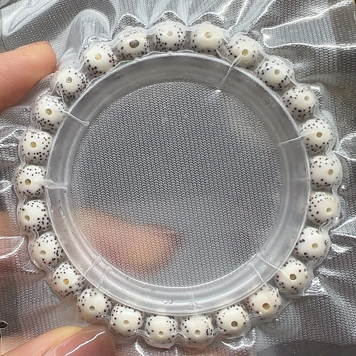 手串星月菩提海南原生态原白8/9大眼睛