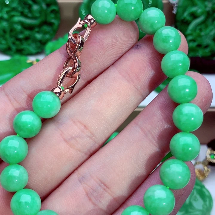 翡翠未镶嵌手链A货