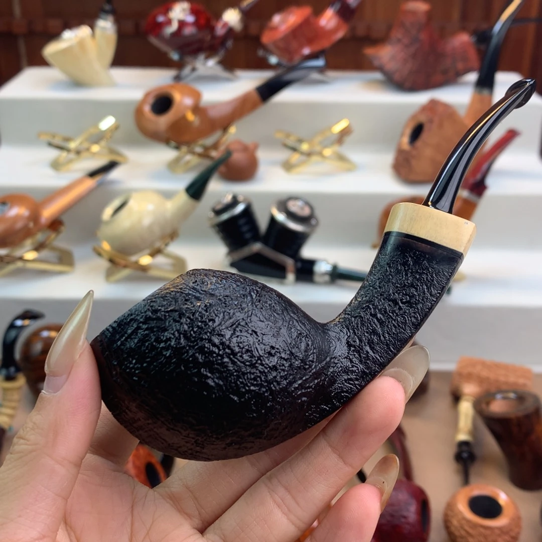 m***蓝高品质石楠木烟斗