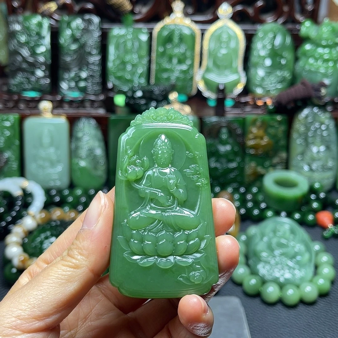 净***佛和田玉未镶嵌颈饰