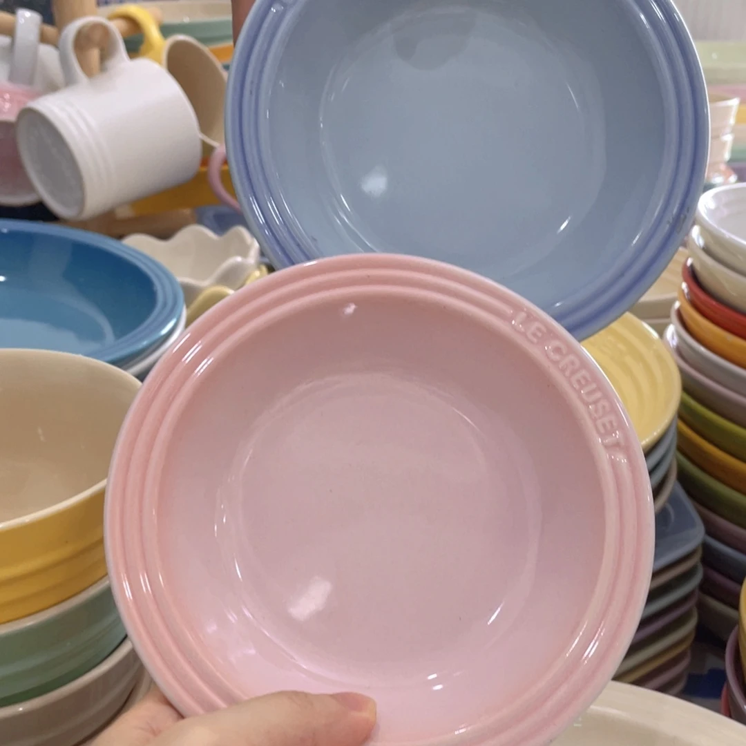 微瑕2个小草帽吐骨碟6英寸