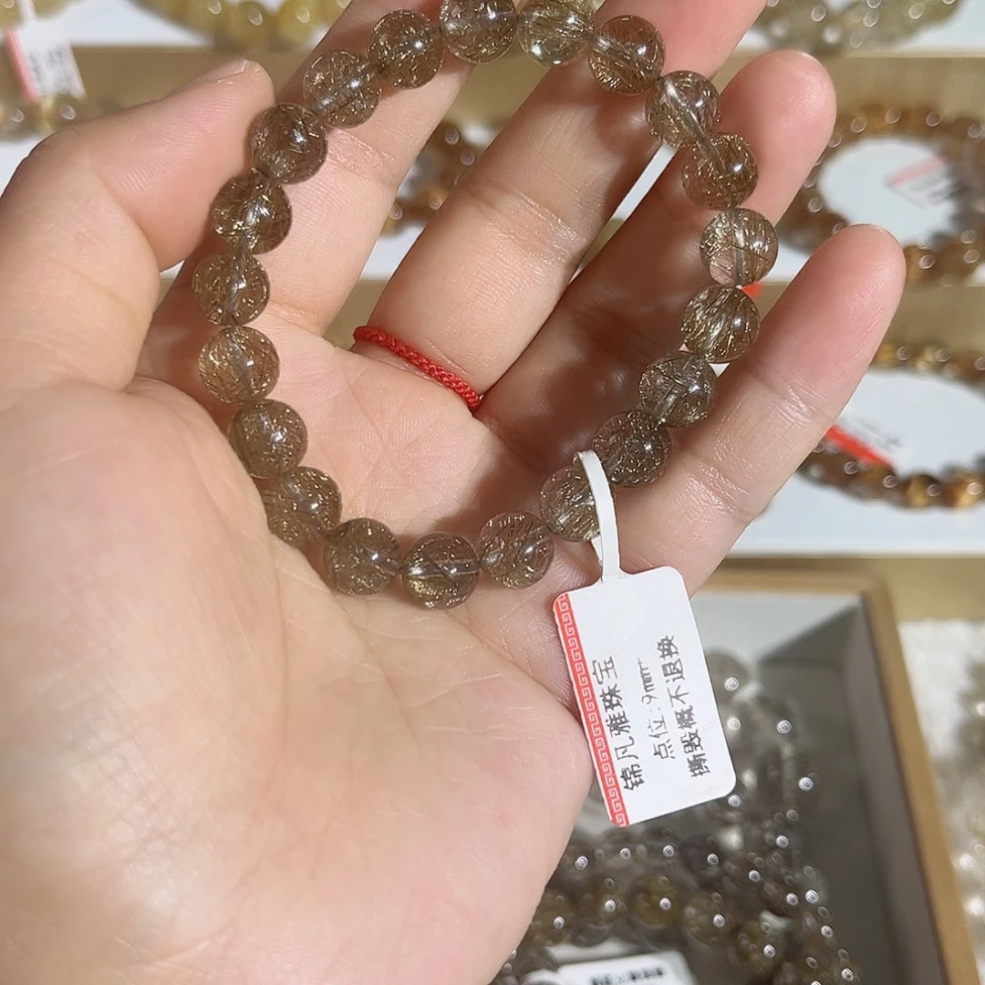 手串未镶嵌水晶晶莹剔透