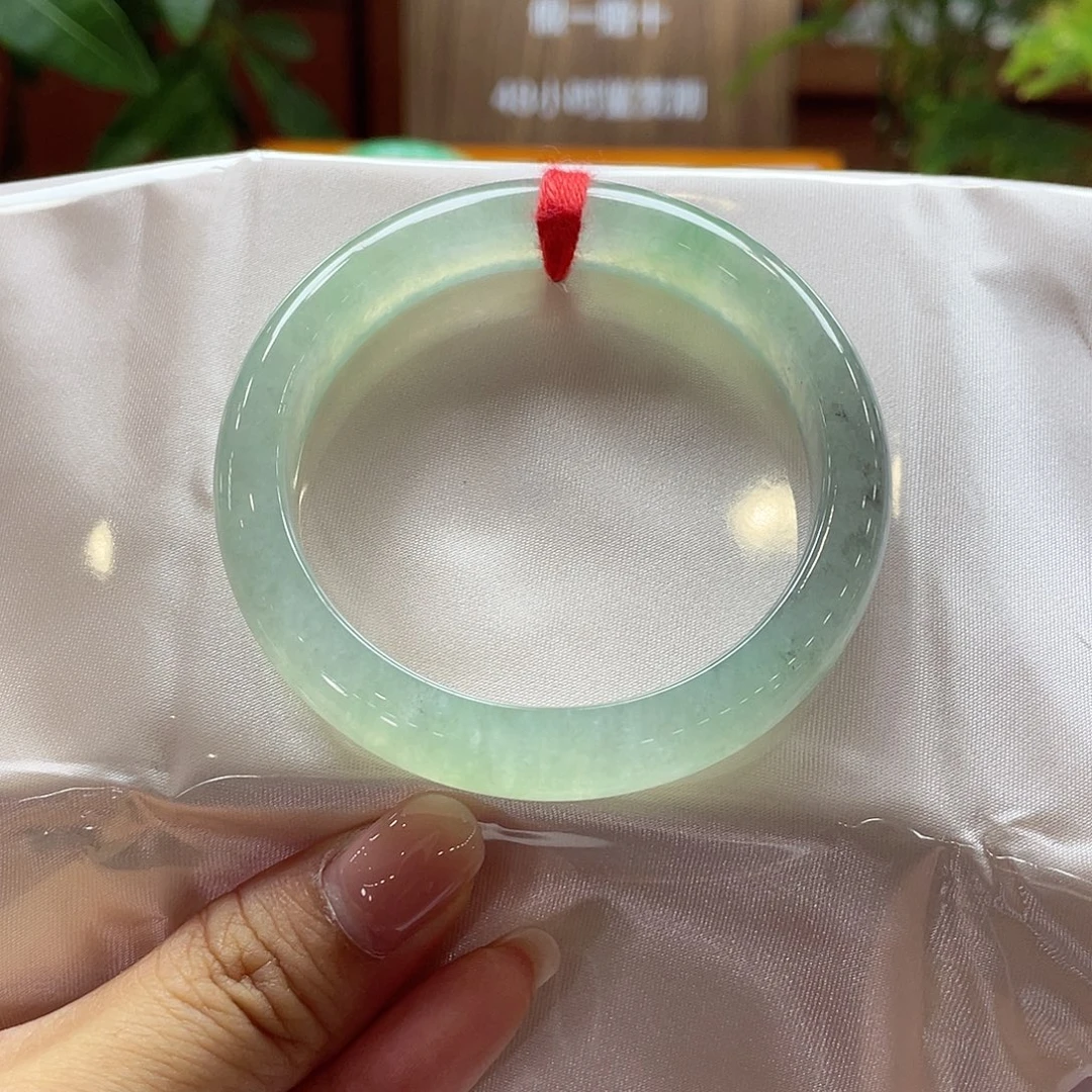 翡翠未镶嵌手镯19 号链接