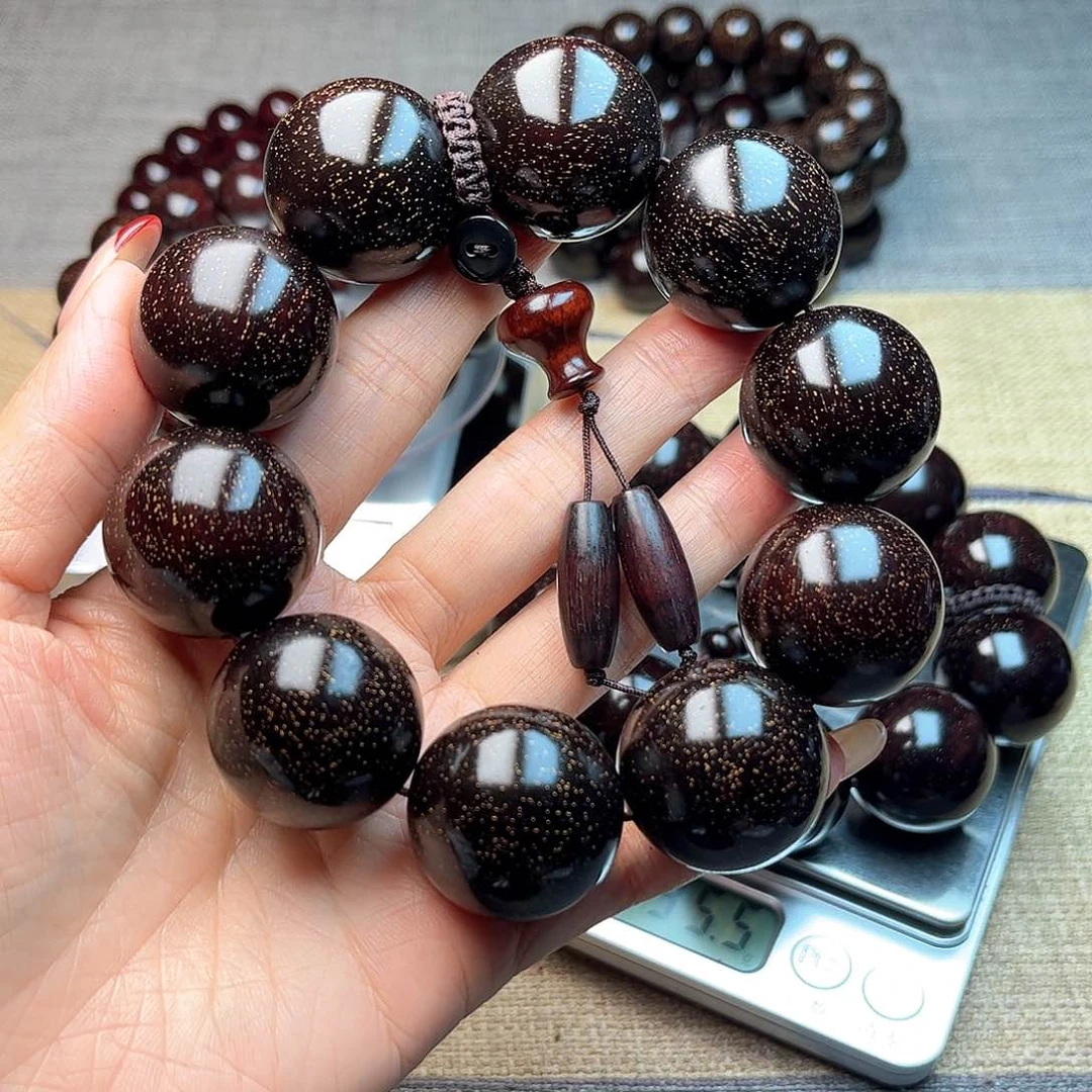 檀香紫檀（小叶紫檀）2.5 10颗爆星