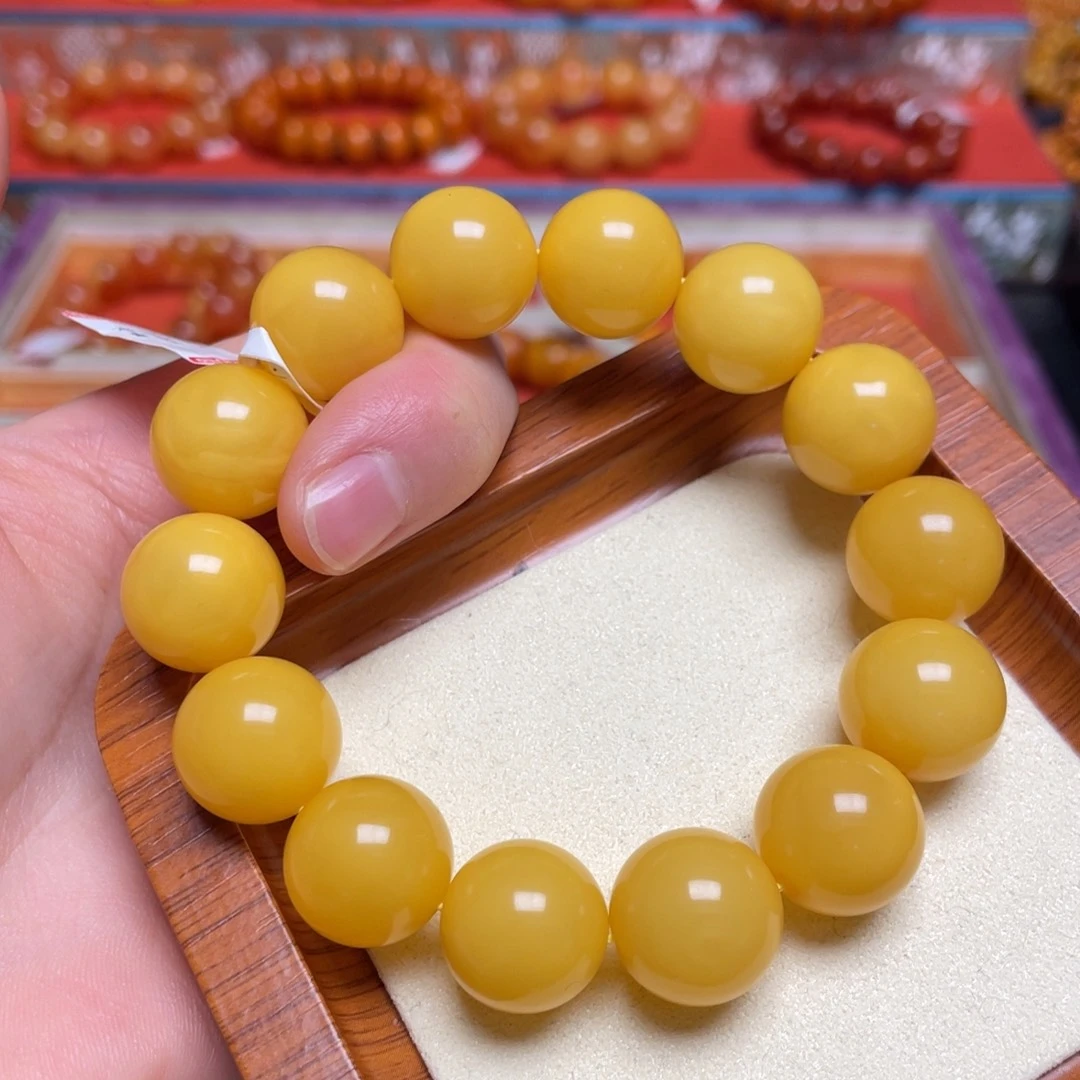 蜜蜡未镶嵌手链手串