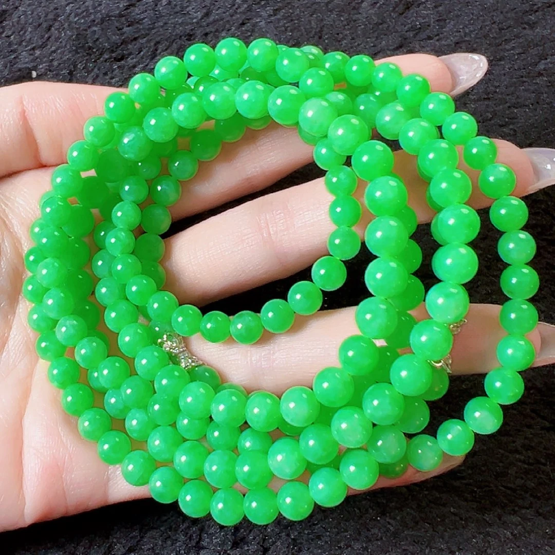 翡翠18K金镶嵌颈饰签收后24小时鉴赏期，过时不退