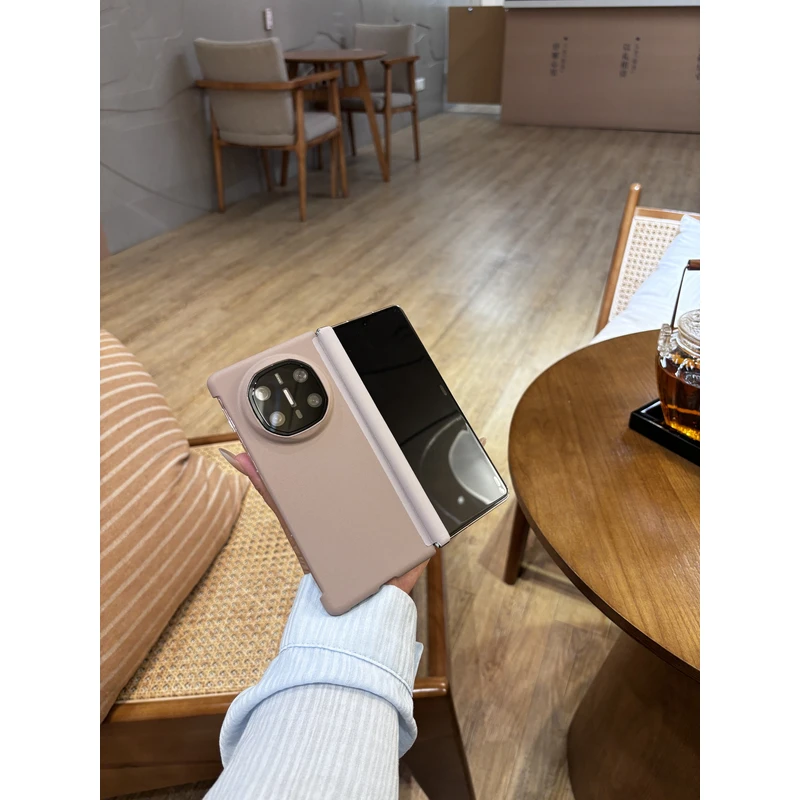 适用于华为MateX5/MateX6手机壳新款岩砂磨砂系列中轴铰链手机壳