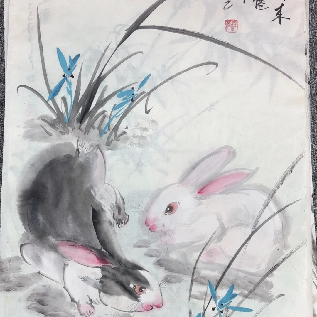 国画绘画作品多次参加全国