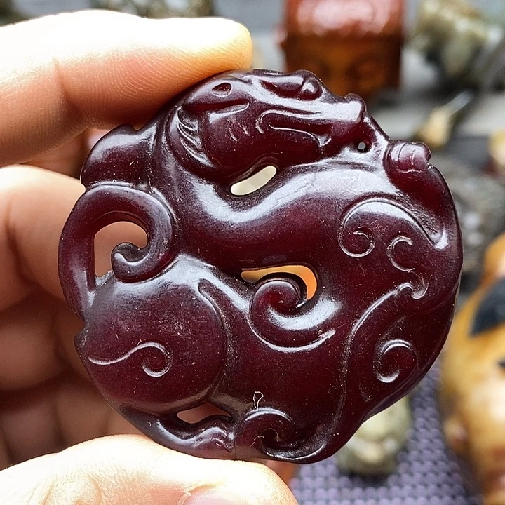 未镶嵌蛇纹石玉颈饰