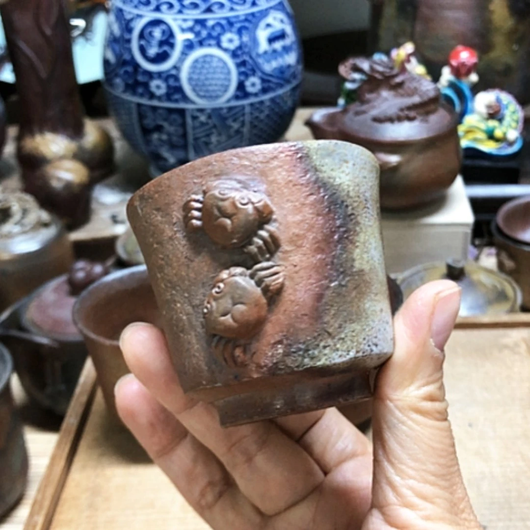 【闪购商品】碗小西陶古螃蟹杯
