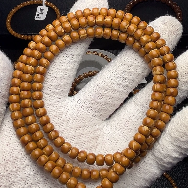 手串紫金鼠纯肉鼠尖小老型6.4尺火焰纹脖挂158粒籽