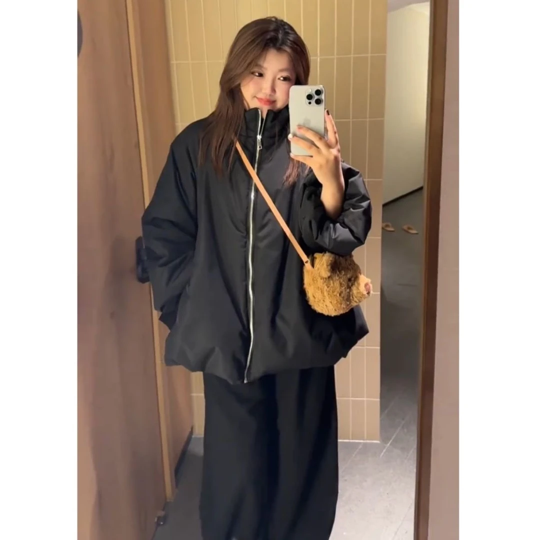 西西   【花苞棉服】小众设计感遮肉显瘦花苞袖娃娃衫