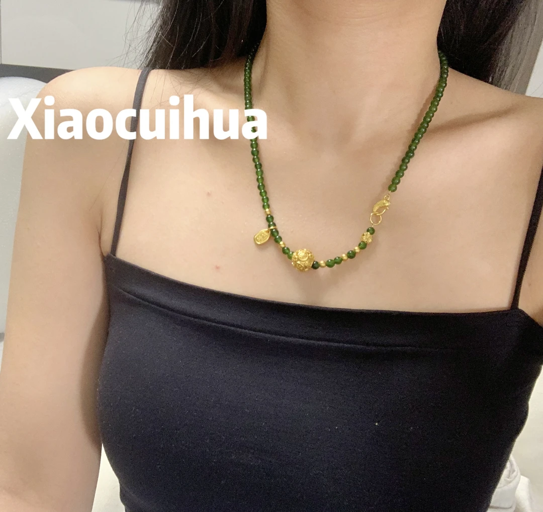 【转运珠】手工经典古法复古珐琅金色百搭女生饰品轻奢时尚diy配饰