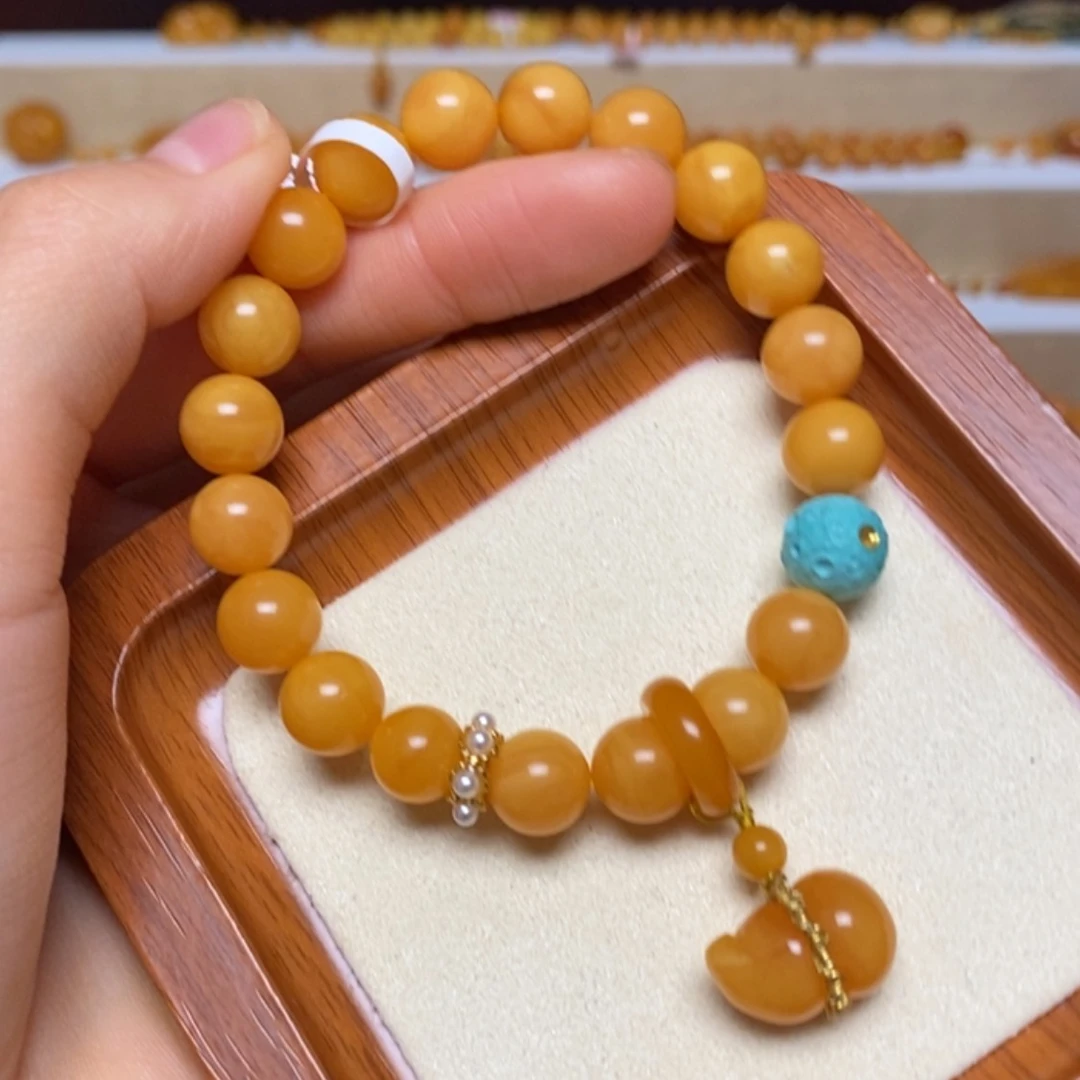 【闪购商品】未镶嵌蜜蜡手链手串